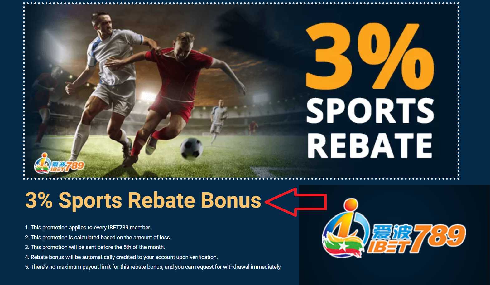 IBet789 Cambodia bonus offers